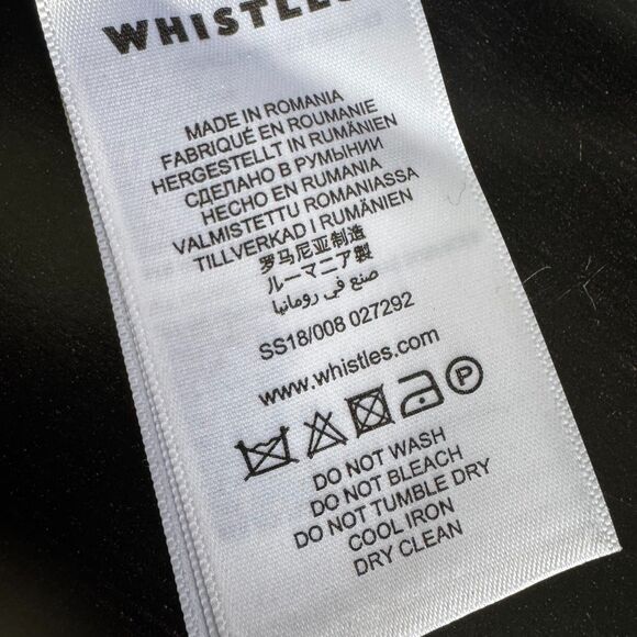 Whistles Glen Plaid Side Stripe Trousers | Women’s US 6 - Picture 8 of 10